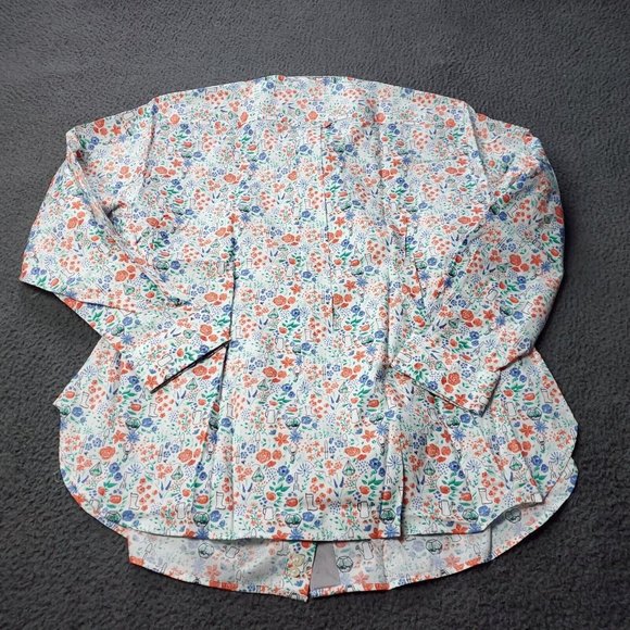 NEW $64.50 Duluth Wrinklefighter Gardener Button Shirt Womens Plus Size 1X - Picture 7 of 7